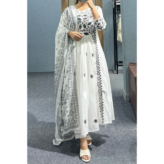 Woman 3pcs Anarkali Frock