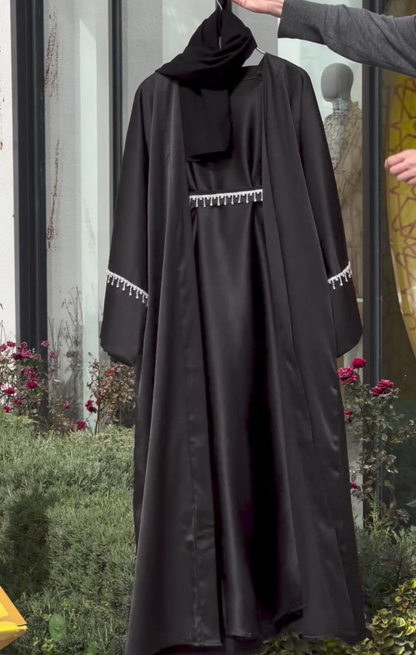 Satin Silk Abaya For Women