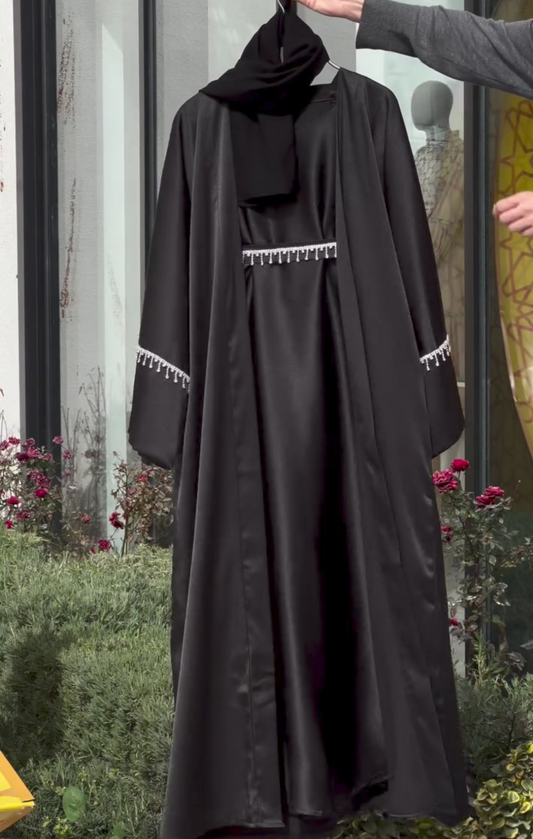 Satin Silk Abaya For Women