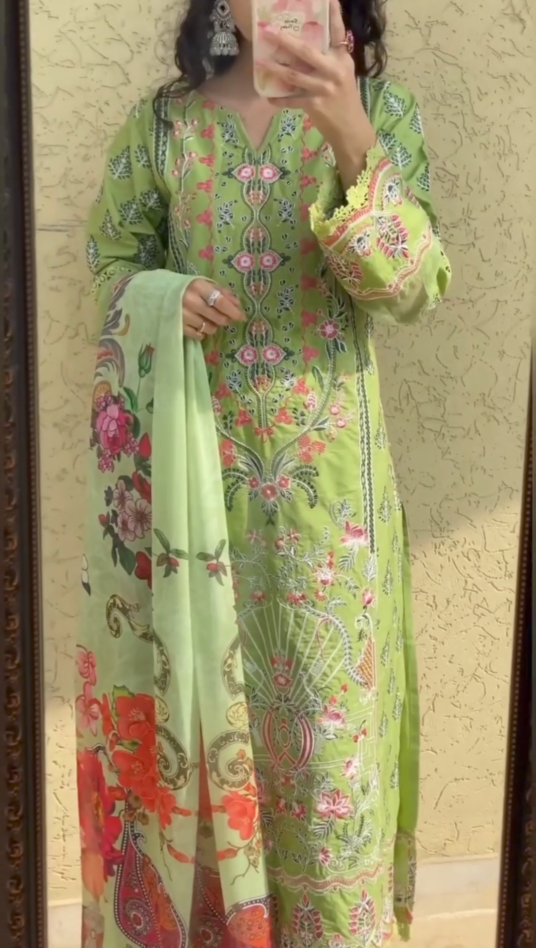 Embroidery 3pcs woman Suit ❤️