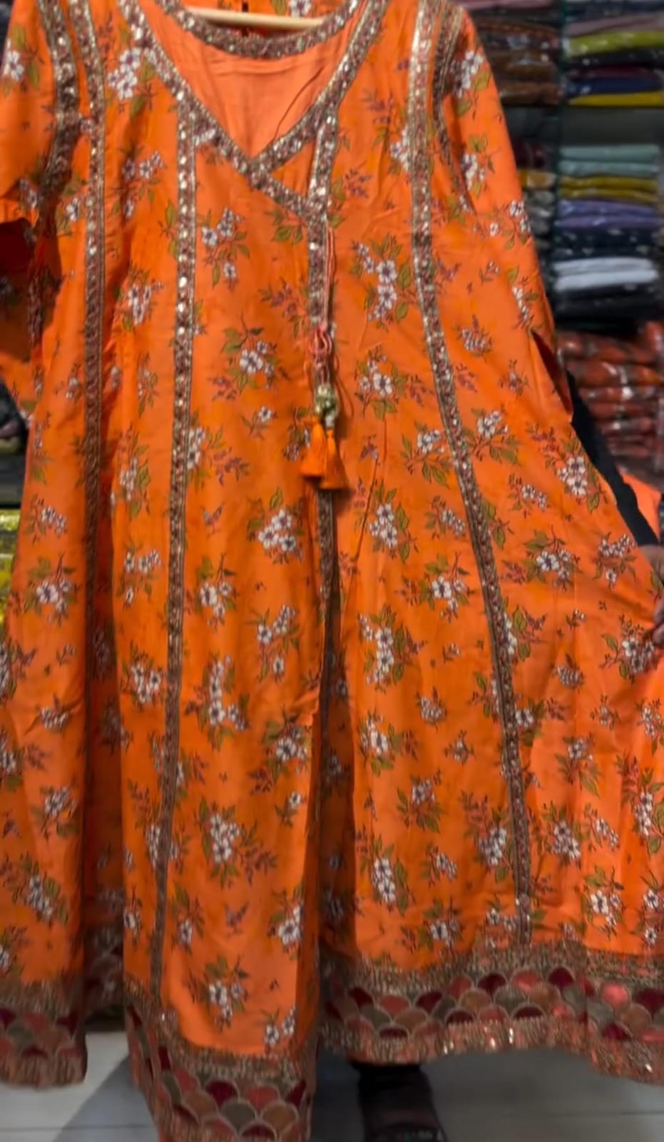 Beautiful 3-Piece Embroidered Lawn Frock 🌸