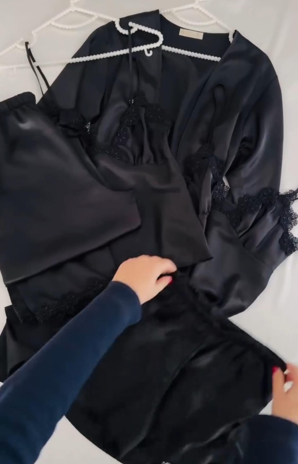 7-Piece Premium Silk Night Suit Set for Women 🌟